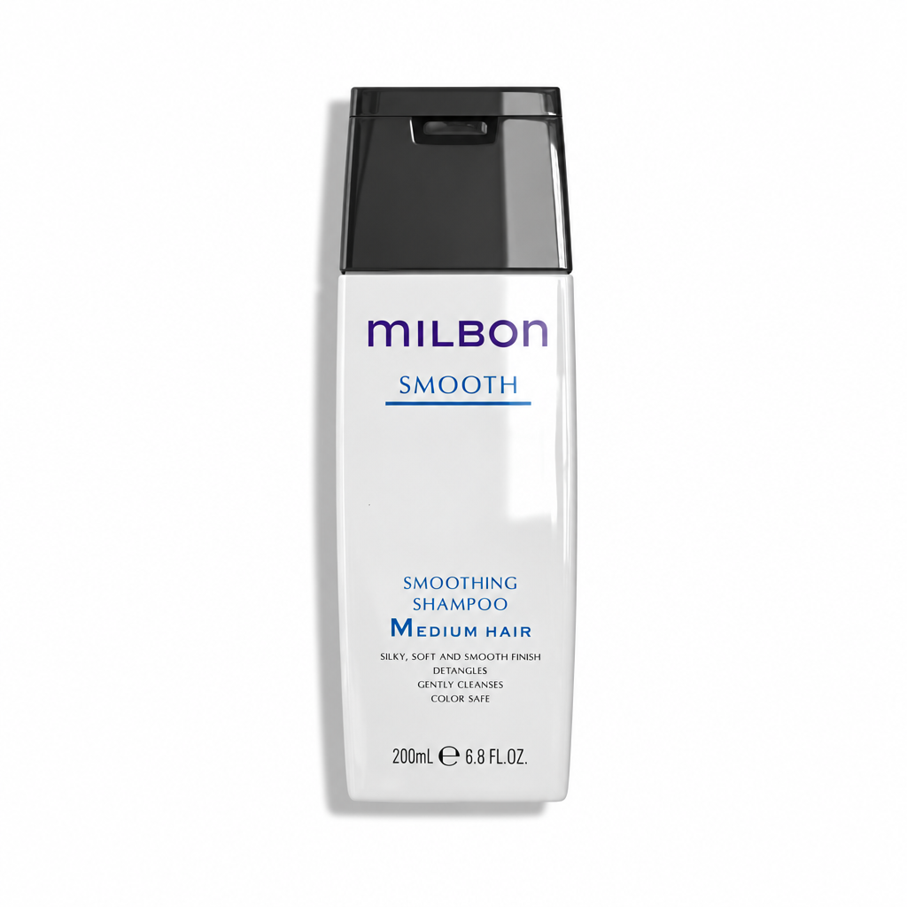 Milbon Smoothing Shampoo for Medium Hair on a square white background
